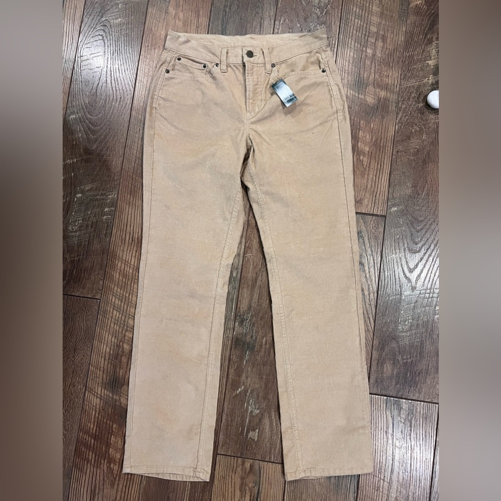 New Women’s BeanFlex Five-Pocket Corduroy Pants, Mid-Rise Straight Leg